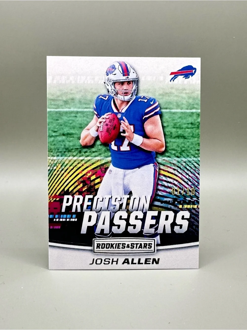 Josh Allen Rookie 2018 Panini Precision Passers #PP-17 Novelty Card. Bills.
